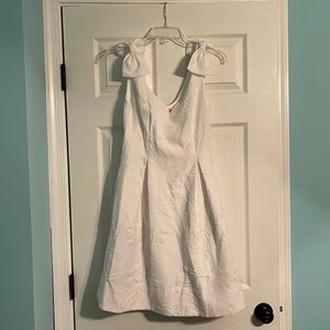 Lilly Pulitzer White Jacquard Dress